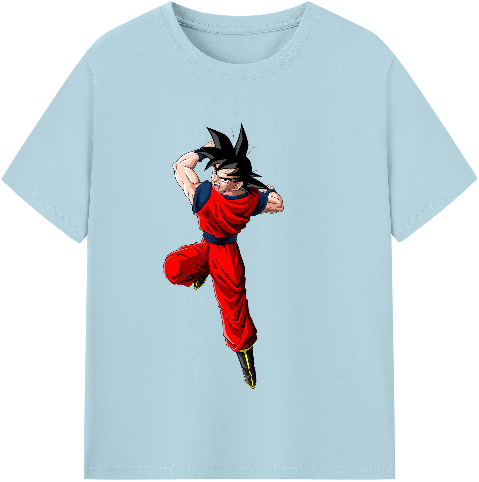 （画像用） ドラゴンボール 孫悟空（そん ごくう）Son Goku カカロット DRAGON BALL Kakarotto 綿100％半袖Tシャツ（フロントプリント）